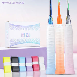 YODIMAN Original Professional High-Quality Badminton Racket Grip – 6-Pack Ombre Colors Gift Box Super Absorbent Anti-Slip Durable & Soft Overgrip for Badminton Tennis Squash