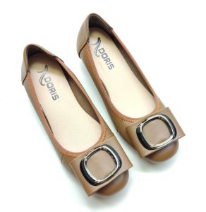 Giày Búp Bê Đế Xuồng 3cm Da Thật Khoá Tròn 303-  FORM CHUẨN- CÓ BẢO HÀNH.