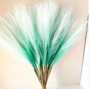 12pcs 56cm Artificial Pampas Grass Bouquet Simulation Dried Flower Reed Holiday Wedding Party Home