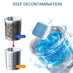 Pembersih Mesin Cuci Laundry Otomatis Berbentuk Sabun Obat Tablet Detergen Deterjen Deep Cleaner Washing Pencuci Untuk Membersihkan Tabung Machine Dari Kotoran Berjamur Penghilang Kerak Karat Plak Jamur Bau Anti Bakteri Murah