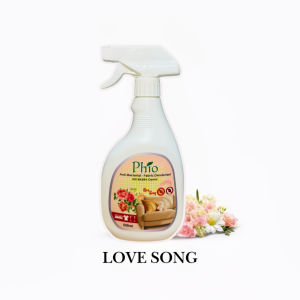 Phio Fabric Refresher 500ml AntiBacterial Kill Ges Prevent Bed Bugs Love Song Lavender Timun