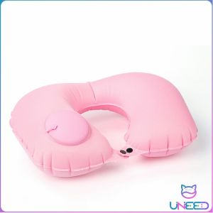 Need. U-Shape Press Inflatable Neck Pillow Folding Travel Pillow Neck Protector