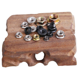 Nickel Plated Color Zinc Black Carbon Steel Hexagon Flange Nuts M2 M2.5 M3 M4 M5 M6 M8 M10 M12 M16 Flange Nuts Hex Lock Nuts With Pad Lock Nut