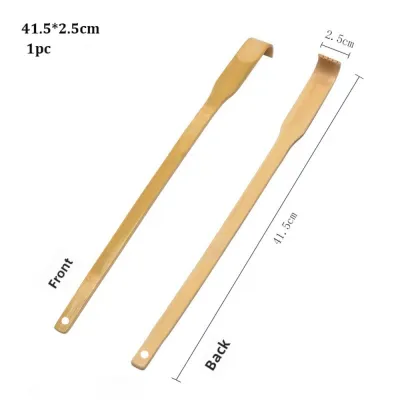 【Ready Stock+COD】STYLETENK Durable Massager Back Scratcher Multistyles 41.5~46.5cm Wooden Body Roller Stick Bamboo Backscratcher Wooden Scratching