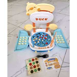 Đồ chơi Câu cá nam châm xếp gọn trong vali kéo hình vịt tiện lợi cho bé mang theo mọi nơi