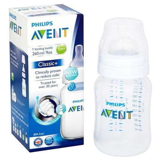 Philips Avent Bottle Classic 260ML Dan 125ML Botol Susu Bayi