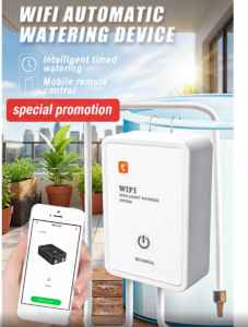 [SG Stock] Smart WiFi Automatic Watering System | Tuya App Remote Control | Intelligent Drip Irrigation Kit for 16 Plants | USB-C Powered Garden Watering Device