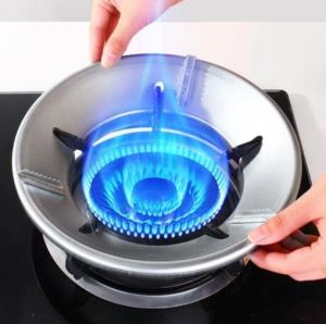 Gas Saver Burner Stand |Home Gas Stove Fire & Windproof Energy Saving Stand KMV Trading