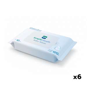 Simple Health TH ทิชชู่เปียก ทิชชู่เด็ก Baby Wipes ปราศจากแอลกอฮอล์ น้ำหอม  อ่อนโยน 10 แผ่น