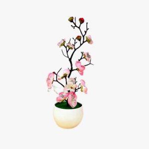 Sampai7an PBP31 / Tanaman Plastik Pot Bunga Hias Dekorasi Rumah Bunga Plum Blossom Musim Dingin Nuansa Jepang Estetik Flower Artificial / COD