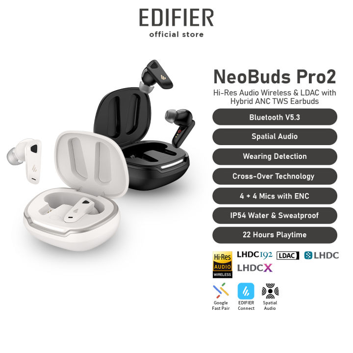 Edifier Neobuds Pro 2 50db Noise Cancellation True Wireless Earbuds With Bluetooth V5 3 Hi