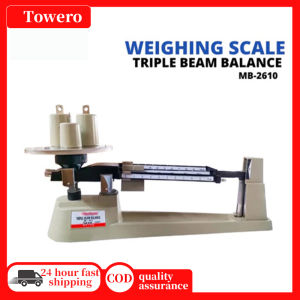 Triple Beam Balance MB-2610 2610g 0.1g Precision Mechanical Lab Weighing Scale Analytical Balance with Weight Set for School Laboratory Equipment