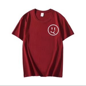 Baju kaos pria lengan pendek atasan pria baju kaos laki laki dewasa polos atasan pria oblong Smiley