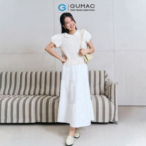 Chân váy nữ kiểu tầng form A xoè lưng thun chân váy 2 lớp có túi xéo thời trang GUMAC - Gmorning YVF11042