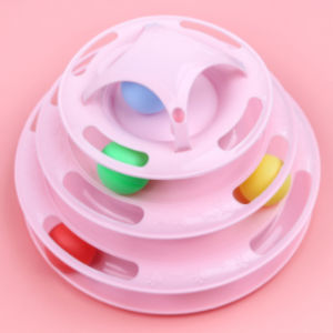 ระบบบอล วันนี้ 4 ชั้น วงกลม อุปกรณ์สัตว์เลี้ยง Tower Cat ของเล่นหมุนพร้อม แมว พื้นฐาน เครื่องมือสำหรับบอล 4 ราย