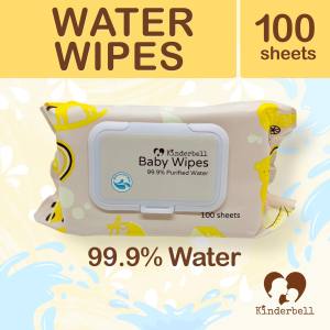 Kinderbell Wipes 99.9% Water Baby Water Wipes