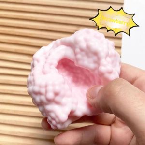 Creative Stress Relief Squishy Ball with Bubbly Texture - Fun Sensory Toy for Kids and Adults