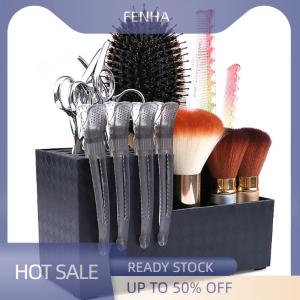 FENHA Salon Barber Scissors Comb Clips Rack Storage Box Hairdressing Cosmetic Tool