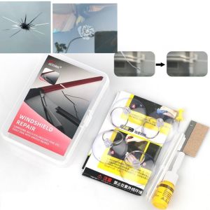 Bộ Keo phục hồi vết rạn nứt kính ô tô như mới kèm đủ phụ kiện chuyên dụng loại tốt phụ kiện keo dán kính xe hơi