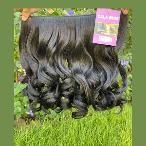 แฮร์พีช hairpiece แฮร์พีช calawigs ชิ้นหนาพิเศษไหมด้านเหมือนผมจริง แฮร์พีชลอนสั้น รหัส T691 กว้าง27cm ยาว35cm