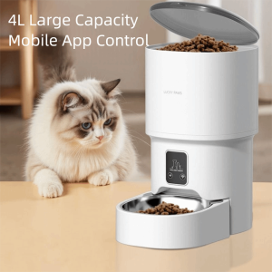 CIRCUIT Dung tích 4L Máy cho thú cưng thông minh WIFI Sạc USB Chức năng hẹn giờ Máy cho thú cưng ăn tự động Máy cho mèo ăn tự động Chống ẩm Máy phân phối tự động thông minh dành cho gia đình