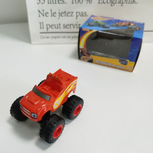 Aoduoyaya Cartoon Rescue Team Monster Vehicle Toy Blaze Themed Off-Road Truck Car Playset Children Gift
