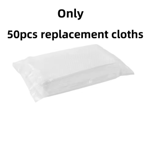 Free 60pcs replacement cloths Magic Wipe Replaceable Sponge Disposable Kitchen Degreasing Dedicated Lazy Cleaning Tool Free 60pcs Kitchen Magic Sponge Wipe Decontamination Cleaning Cloth Bathroom Glass Wall Cleaning Brush Replaceable Sponge