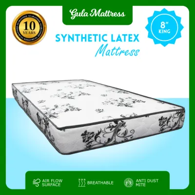 (Free Pillow Export Quality)GulaMattress SingleSuper SingleQueen and King Mattress Synthetic Latex Feel