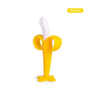 Gigitan Bayi Bentuk Pisang Teether Bayi Sikat Gigi Bayi
