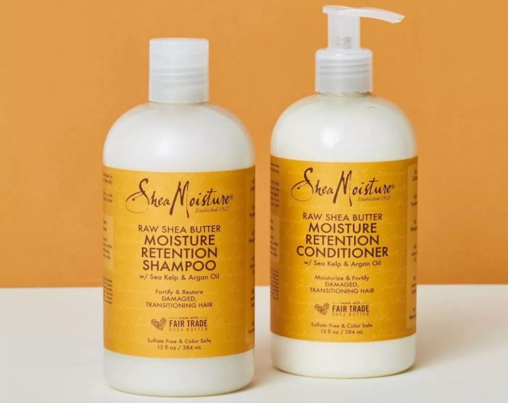 Shea Moisture Raw Shea Butter Shampoo &amp; Conditioner Set - 384ml ...