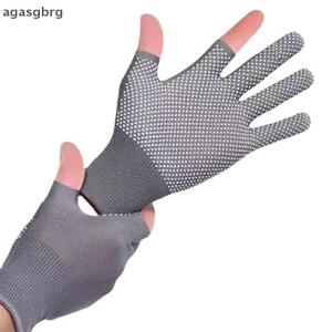 agasgbrg ถุงมือขี่จักรยานสำหรับผู้ชาย ถุงมือขี่จักรยานกันลื่นสำหรับกลางแจ้งถุงมือบางสองนิ้วทัชสกรีน
