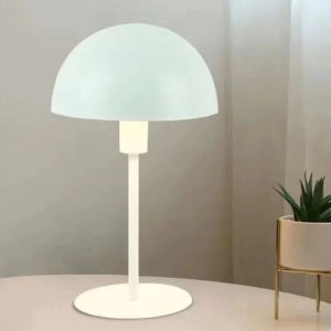 Nordic Simple Desk Lamp Bedroom Bedside Lighting Personalized Black White Mushroom Lights for Table Dining Room