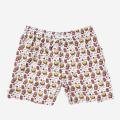 Coco Republic Men’s Burger, Fries, Soda Board Shorts in White. 