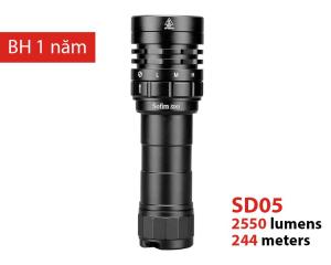 Đèn lặn SOFIRN SD05 LED CREE XHP50.2 độ sáng 3000 lumen pin 21700 (pin sạc kèm theo) Đèn Đèn pin