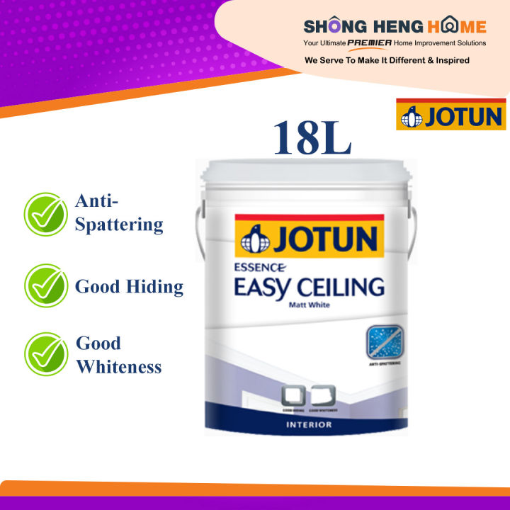 18l Jotun Essence Easy Ceiling White Matt Finish Lazada 3091