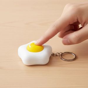 KAWAII BOX fidget clicker fidget toys Cartoon Tortoise Foods Clicker Key Chain Cat Paw Pendant 3D Printed Sensory Clicker Toys Creative PLA Button Henhouse Key Ring Kids Birthday Party
