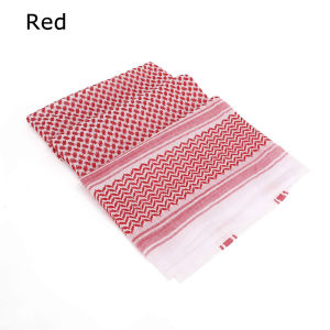 BENYTRO Polyester Khăn trùm đầu đa chức năng Trang phục truyền thống Hồi giáo Quấn cổ vuông Khăn quàng cổ của người Hồi giáo Palestine Bandana Kafiya Keffiyeh Ả Rập Khăn trùm đầu kiểu Ả Rập