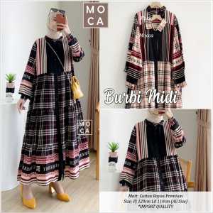 MIDI DRESS BURBI LD 110 BY MOCA