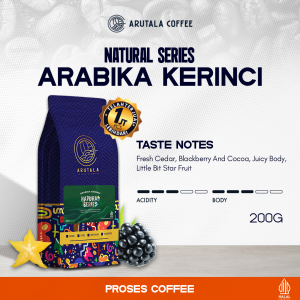 ARUTALA Natural Series - Arabika Kerinci 200 gram