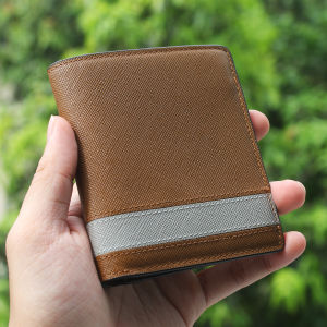 Ví Da Nam PATRICK Da Bò Vân Saffiano Nhập Khẩu Kiểu Dáng Đứng Lịch Lãm GADINO - G01