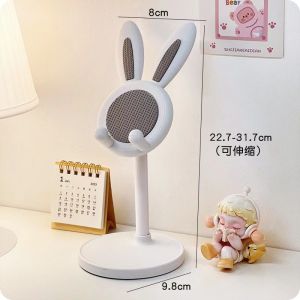 HA Stand Holder Phone Kelinci Cute Folding Dekstop Universal Portable