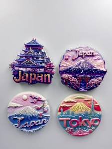 [Magnet] Mount Fuji Japan Stereo Refridgerator Magnets