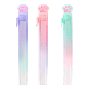 Mèo Claw tẩy Gradient tẩy Tẩy bút chì đáng yêu tẩy push-kéo tẩy dễ dàng để làm sạch phần thưởng quà tặng cho trẻ em