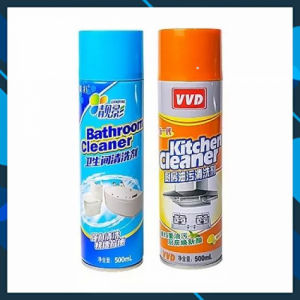 (HỎA TỐC) - Bộ 2 Bình Xịt Tẩy Rửa Nhà Tắm Cleaner Chai xịt vệ sinh bếp bọt tuyết đa năng Kitchen 500ml