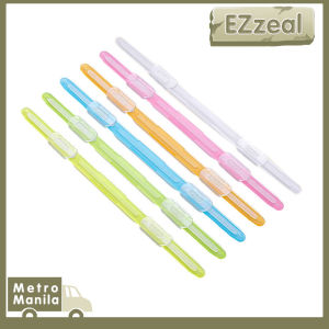 24pcs/Pack Two Hole Paper Fastener Plastic For School Office Mix Colour Paper Fastener