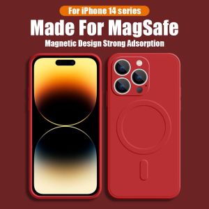 Crashstar Magsafe Thẳng Vuông Cạnh chống sốc mềm silicon Vỏ điện thoại Cho iPhone 15 14 13 12 11 Pro Max Mini XS XR X 8 7 Cộng Với + SE 2020 Không Dây Sạc Ốp điện thoại Với Nhung Bên Trong Đơn Giản Chống Mùa Thu Điện Thoại Bìa Hot Bán