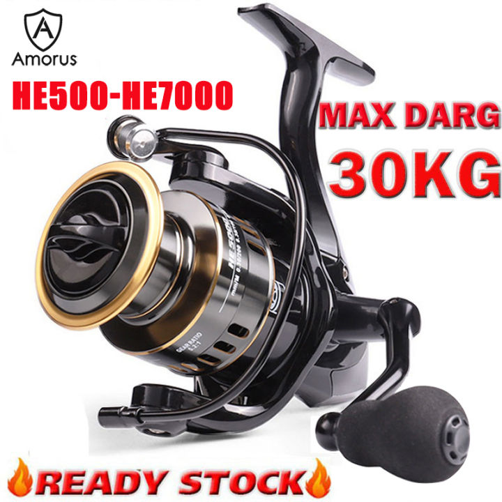 24 hours Ship Out] Amorus fishing reel On Sale full metal 30KG Max