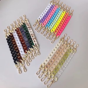Túi Xử Lý Chuỗi tự làm nhựa acrylic Dây đeo túi xách ví đeo vai dây đeo thay thế với khóa cho túi