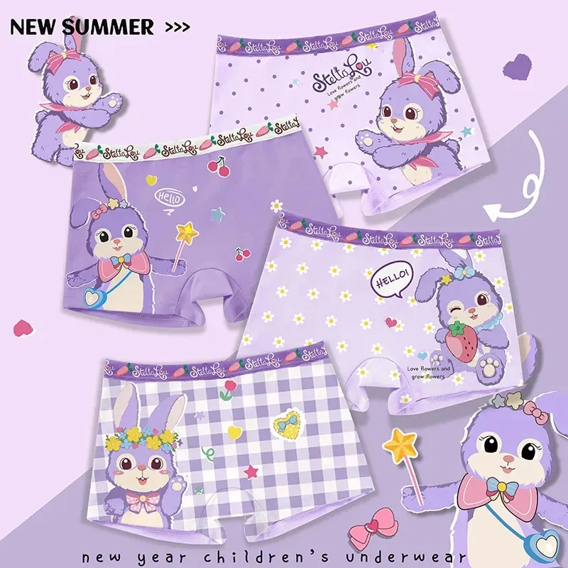 4pcs Sanrios Cinnamoroll Kuromi Anime Kawaii Cotton Girl Baby