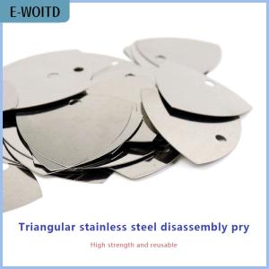 【E-WOITD】 10pcs Ultra-thin Flexible Stainless Steel Disassembly Sheet Pry Bar Crowbar LCD Computer Mobile Phone Screen Removal Repair Tool